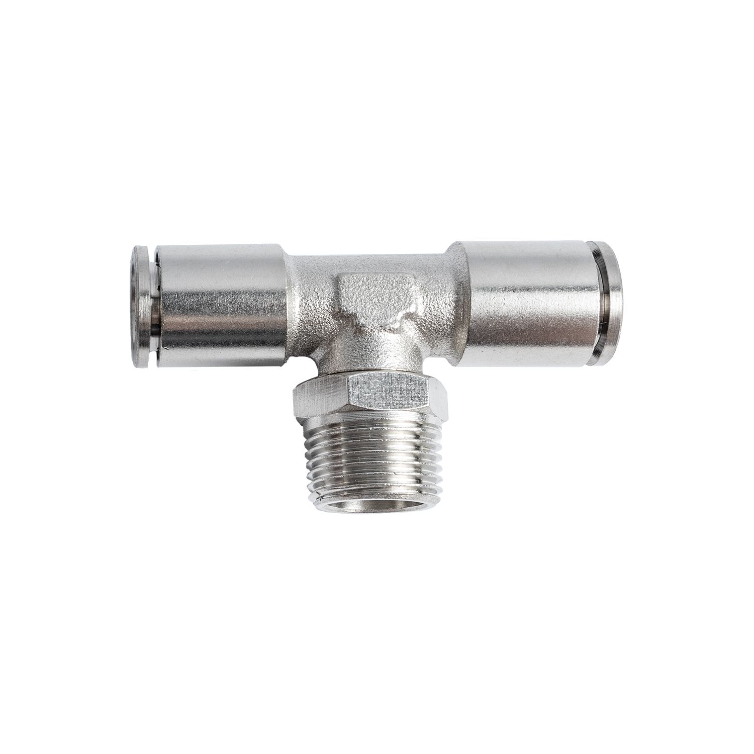 Metal Pu Fitting T-joint 10mm 3/8' M